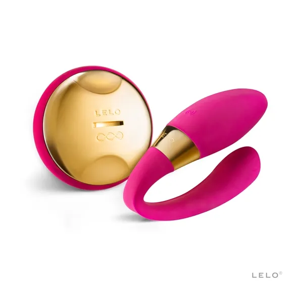 SexShop - Ekskluzywny pozłacany wibrator dla par - Lelo Tiani 3 24K Gold Wiśniowy - online