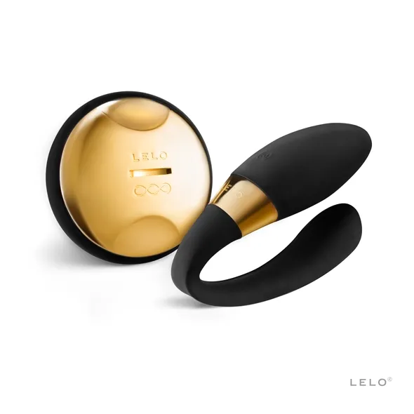 SexShop - Ekskluzywny pozłacany wibrator dla par - Lelo Tiani 3 24K Gold Czarny - online