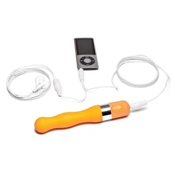 SexShop - Wibrator muzyczny Naughtibod - iPod Vibrator pomarańczowy - online