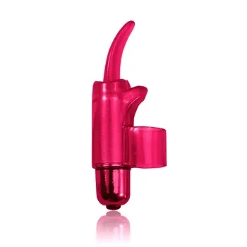 SexShop - Silny wibrator na palec Tingling Tongue PowerBullet różowy - online