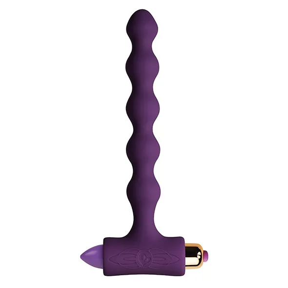 Sexshop - Rocks-Off Petite Sensations Pearls Purple  - Sonda analna wibrująca - online
