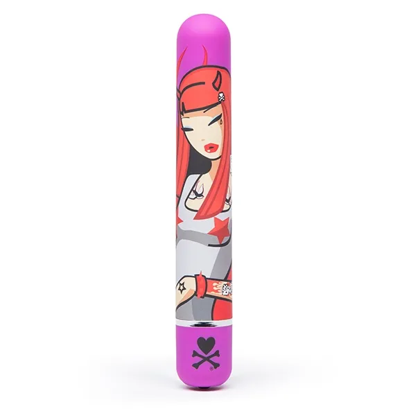 Sexshop - Tokidoki Classic Vibrator  Purple Devil Woman - Ozdobiony wibrator klasyczny - online