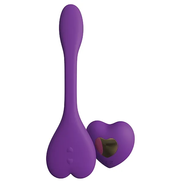 Sexshop - Kama Sutra Rhythm Natya Ultimate Couples Toys  Fioletowy - Wibrator plus stymulator zdalne sterowanie - online