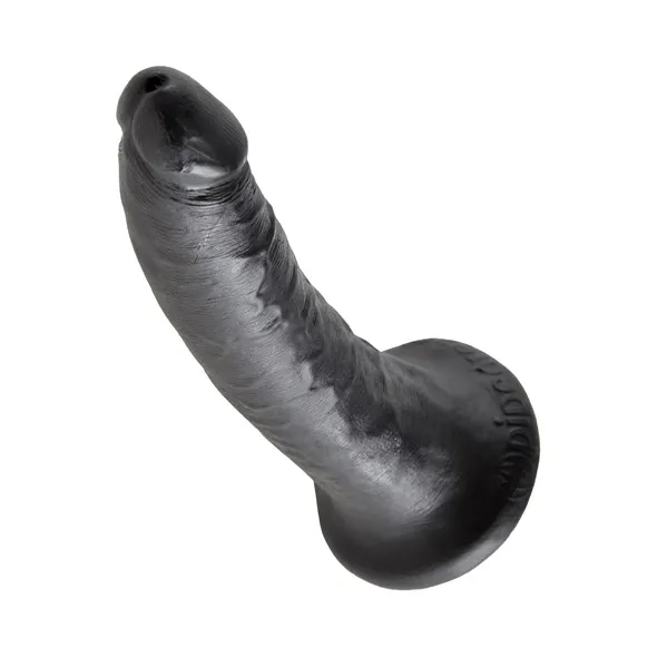 Sexshop - King Cock Cock 7 Inch Czarny - Dildo realistyczne z przyssawką - 18 cm - online