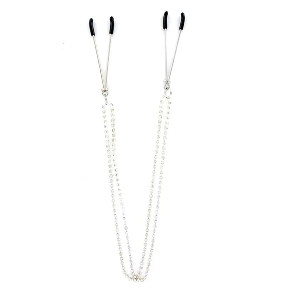 Sexshop - Sportsheets Midnight Bling Nipple Clips   - Zaciski na sutki ozdobne - online