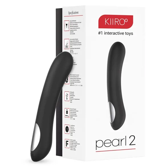 Sexshop - Kiiroo Pearl 2 Teledildonic Vibrator  Czarny - Wibrator do cyberseksu - online