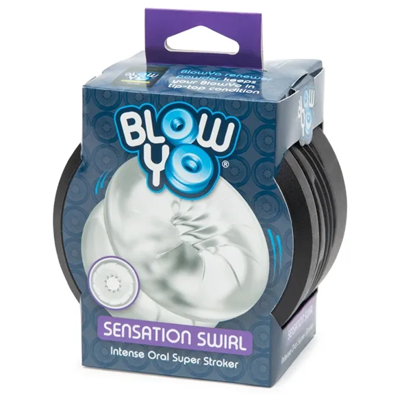 Sexshop - BlowYo Sensation Intense Oral Super Stroker Spirala - Pierścień do masturbacji - online