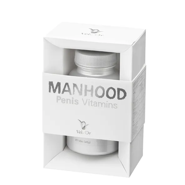 Tabletki dodające wigoru penisowi - Velv'Or Manhood Penis Vitamins