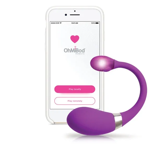 Sexshop - Kiiroo OhMiBod Esca Purple  - Sterowane aplikacją jajeczko - online