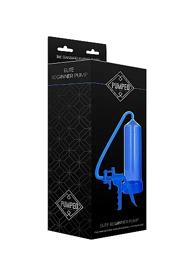 POMPKA do Powiększania Penisa SPUST PISTOLETOWY - Elite Beginner Pump - Blue