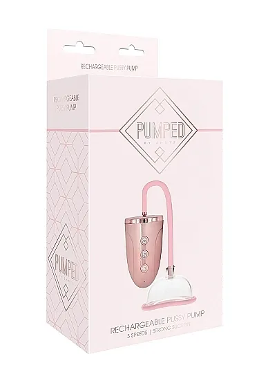 POMPKA DO stymulacji WARG I ŁECHTACZKI - Rechargeable Pussy Pump - Pink