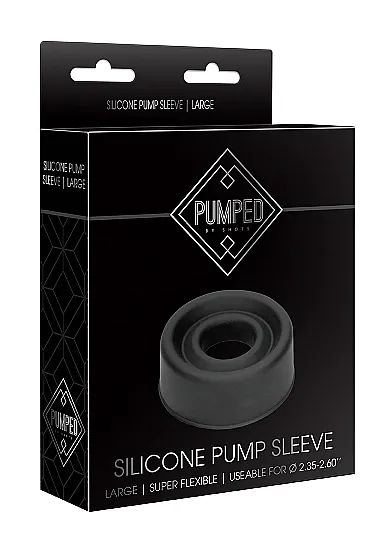 Uszczelka do POMPKI rękaw ścieśniający L - Silicone Pump Sleeve Large - Black