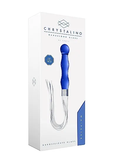 ZATYCZKA ANALNA z Borokrzemianu SZKLANA WHIPSTER - Whipster - Blue