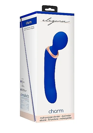 Stymulacja łechtaczki, punktu G lub prostaty Charm - Multi-Purpose Vibrator - Charm - Blue