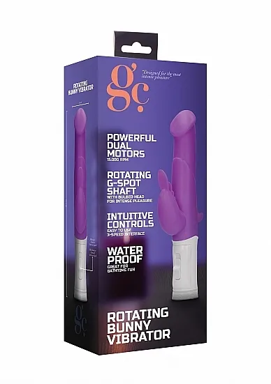 Wibrator KRÓLICZEK stymulacja ŁECHTACZKI  - Rotating Bunny Vibrator - Purple