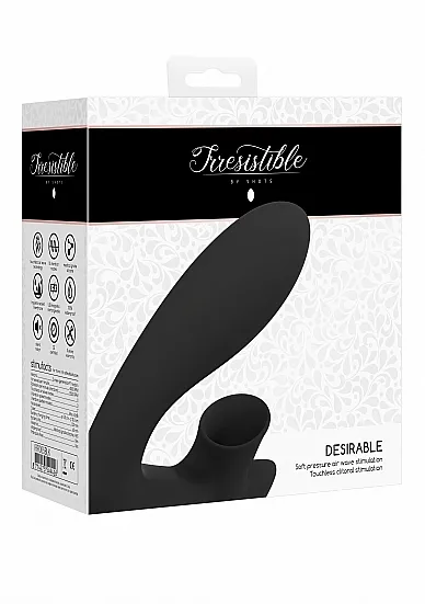 WIBRATOR powietrzny STYMULATOR Irresistible - Irresistible - Desirable - Black
