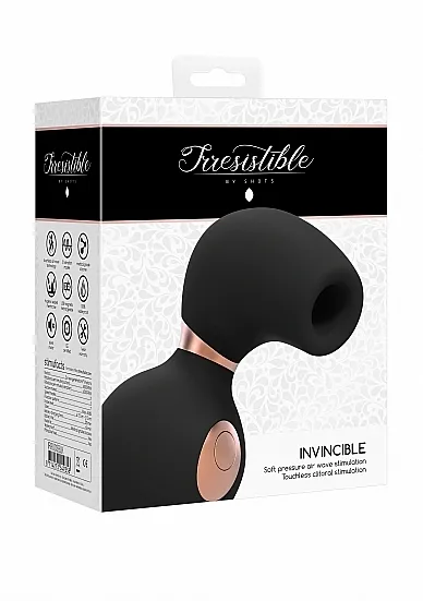 WIBRATOR powietrzny STYMULATOR Irresistible - Invincible - Black