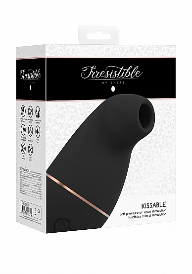 WIBRATOR powietrzny STYMULATOR Kissable - Kissable - Black