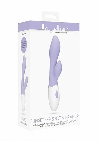 WIBRATOR do punktu G i łechtaczki Sunset - G-spot Vibrator - Sunset - Purple