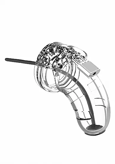 KLATKA EREKCYJNA Model 15 - Chastity - 3.5" - Model 15 - Chastity - 3.5" - Cock Cage - Transparent