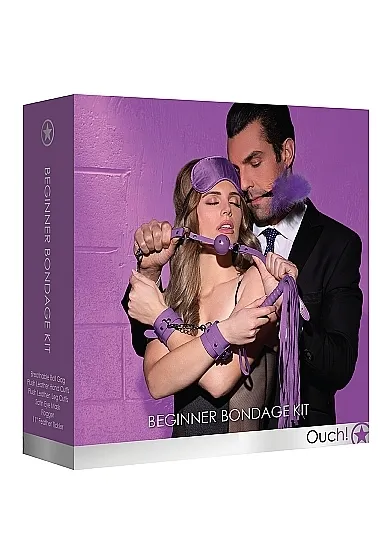ZESTAW BONDAGE dla par Beginners Bondage Kit - Beginners Bondage Kit - Purple