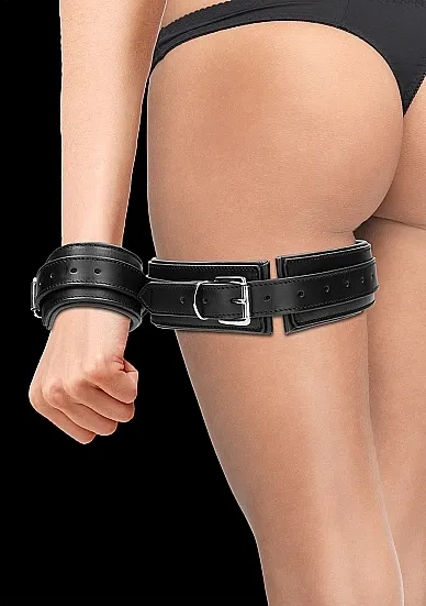 KAJDANKI na uda i ręce - Suspension Thigh Hand Cuffs Leathe