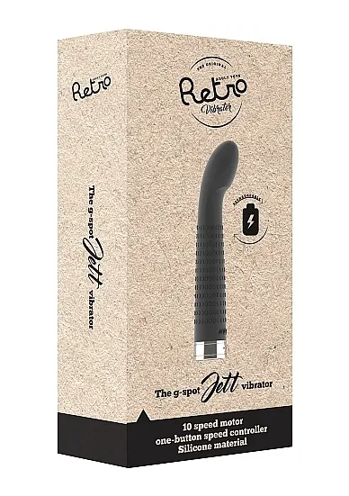 MINI WIBRATOR punkt G STYMULATOR ŁECHTACZKI Jet - Jet - Black