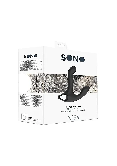 MASAŻER PROSTATY No. 64  - No. 64 - P-Spot Vibrator - Black