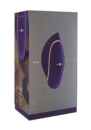 Luksusowy MASAŻER ŁECHTACZKI Minu - Minu - Lay on Vibrator - Purple