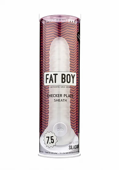 Nakładka Fat Boy Checker Box 7,5 cala - Fat Boy Checker Box Sheath 7.5" - Clear CS-22