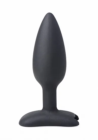 Silikonowy korek analny z E-Stymulacją Bum Shock - Czarny AG260 - Bum Shock E-Stim Silicone Anal Plug - Black