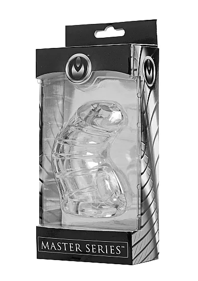 Przezroczysty ogranicznik erekcji - Klatka cnoty - AE408 - Detained Soft Body Chastity Cage