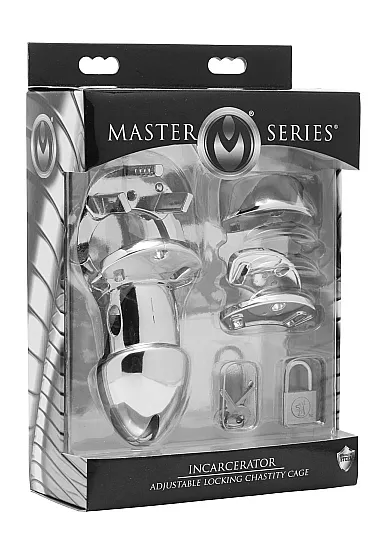 Metalowa klatka na penisa Incarcerator - srebrna AE744 - Incarcerator
