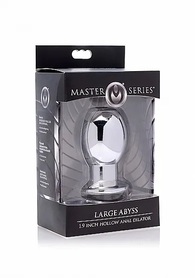 Korek analny z otworem rozszerzacz analny  - AF924-LARGE - Large Abyss 1.9 Inch Hollow Anal Dilator