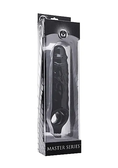 Powiększająca nakładka na Penisa Czarna Mamba - AD425-BLACK - Mamba Cock Sheath Black