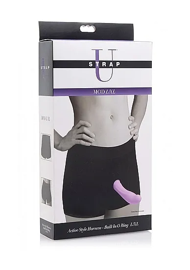 Uprząż w stylu bokserek + wbudowany pierścień L / XL - czarne AE810-LXL - Mod Active Style Harness + Built In O Ring L/XL