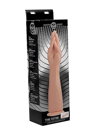 Dildo w kształcie dłoni z przedramieniem - The Fister Hand and Forearm Dildo - AF834
