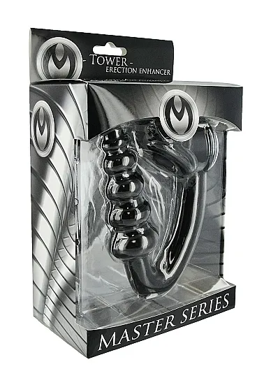 Wieża analna z pierścieniem na penisa i jądra - Tower - AC579
