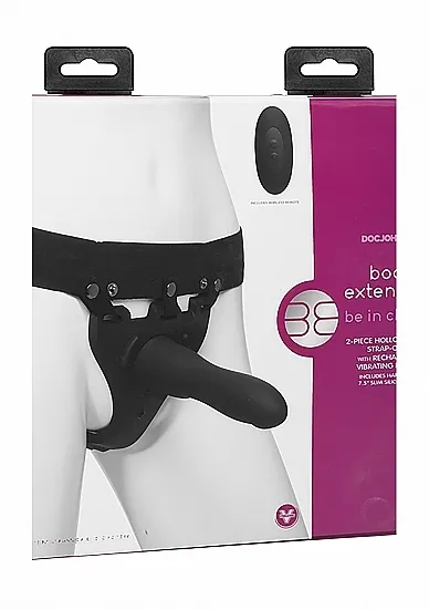 Wibrująca Przedłużka na Penisa - BE In Charge - Black -czarna 0801-07-BX