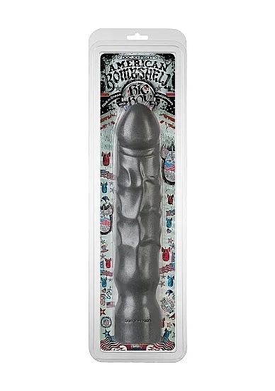 Wielkie Dildo 12" Big Boy - Gun Metal  - 0270-20-CD