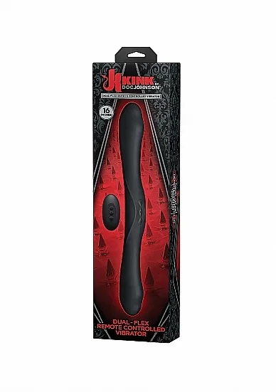 Podwójny Wyginany Wibrator Sterowany - 2406-50-BX - Dual-Flex Silicone Vibrator with Wireless Remote