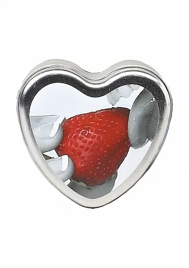 Jadalna Świeca do Masażu o smaku truskawkowym - 4oz / 113g - HSCK003 - Strawberry Edible Massage Candle - 4oz / 113g