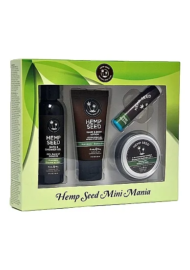 Zestaw podróżny Mini Mania z olejem z nasion konopii - Guawa & Jeżyna 241g - HSMM068I - Hemp Seed Mini Mania Travelset - Guavalava