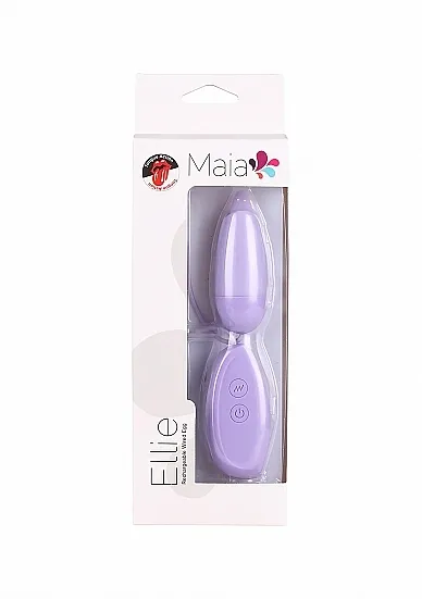 Ellie Maia - Jajko wibrujące z języczkiem lawendowe - JM-19112