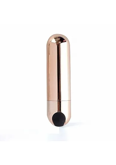 Jessi - 10-funkcyjny dyskretny mini wibrator - Rose Gold - MA330-RG