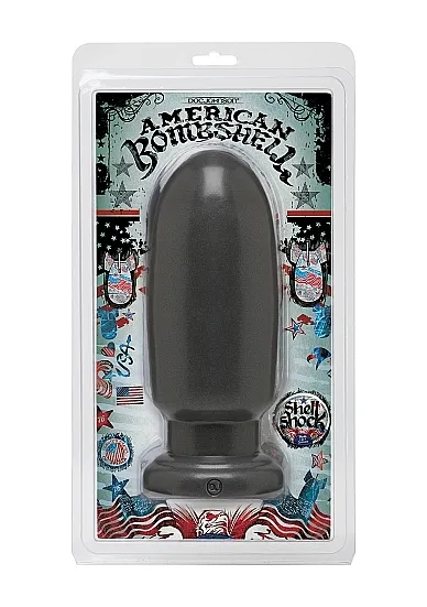 WIELKA ZATYCZKA ANALNA- Perłowy Szary  0270-29-CD - American Bombshel Shellshock (large)