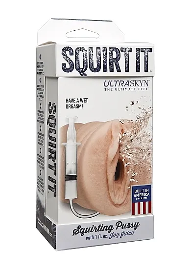 REALISTYCZNA WAGINA Z WYTRYSKIEM 0683-50-BX - Squirt It - Squirting Pussy - Vanilla
