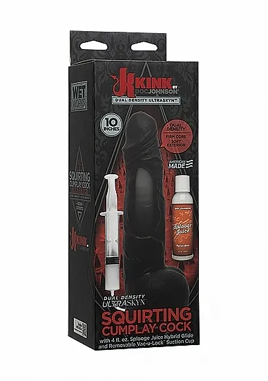 REALISTYCZNE 10-CALOWE DIDLO Z WYTRYSKIEM 2406-07-BX - Squirting Cumplay Cock Dual Density ULTRASKYN - 10 Inch