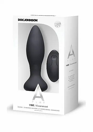 NOWOCZESNA ZATYCZKA ANALNA Z WIBRACJAMI - CZARNA 0300-05-BX - Vibe - Experienced - Rechargeable Anal Plug - Black