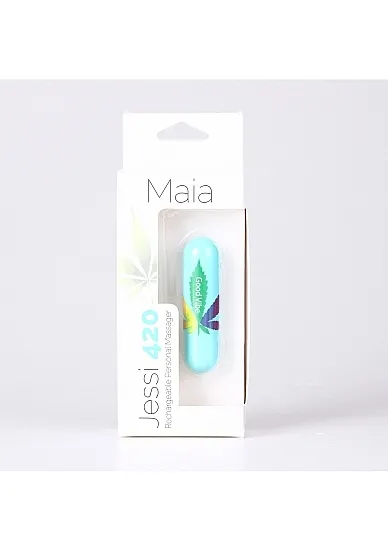 Mini Wibrator Jessi 420 -  Niebieski MA330-LF2 - Jessi 420 - Blue
